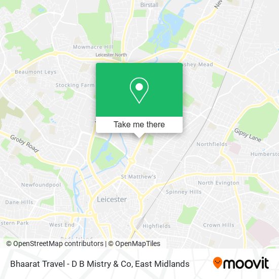 Bhaarat Travel - D B Mistry & Co map