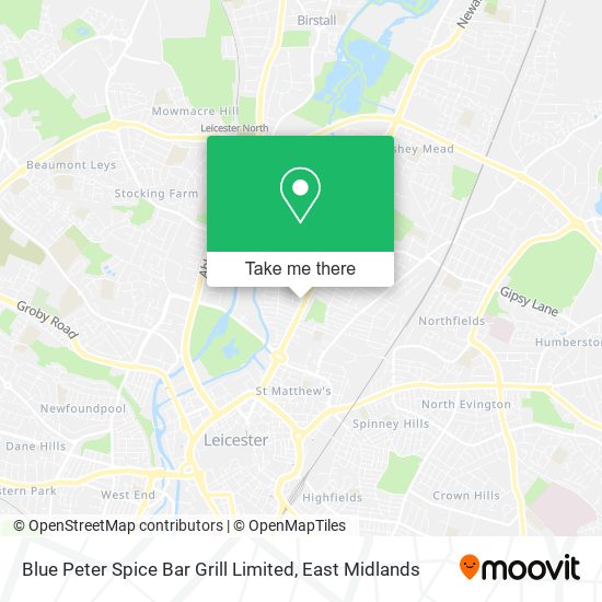Blue Peter Spice Bar Grill Limited map