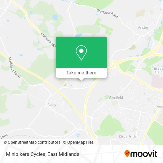 Minibikers Cycles map