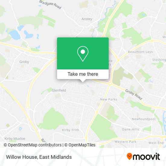 Willow House map