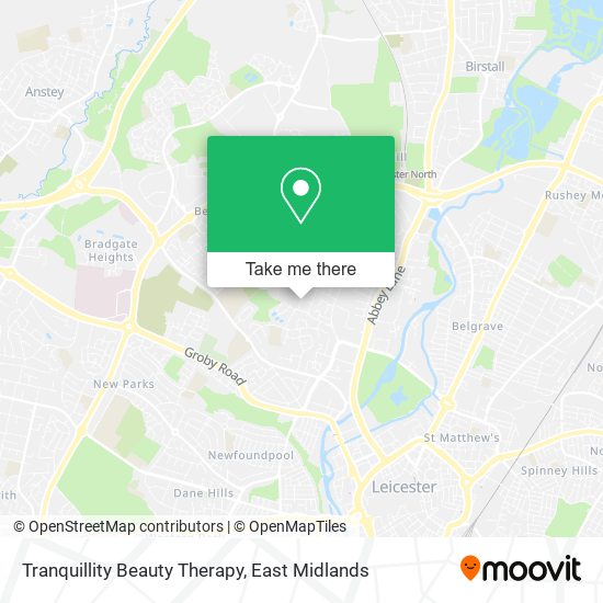 Tranquillity Beauty Therapy map