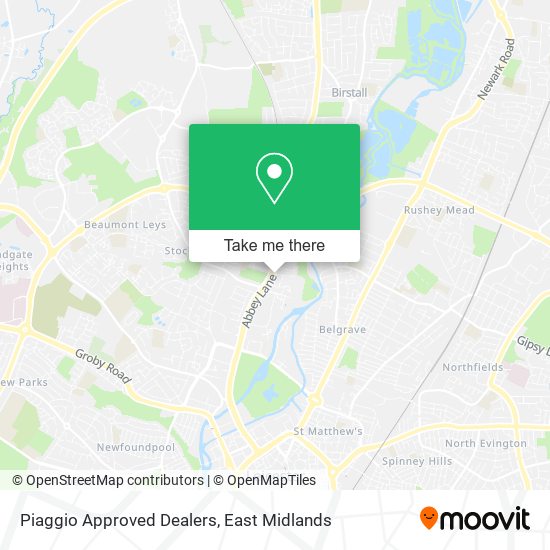 Piaggio Approved Dealers map