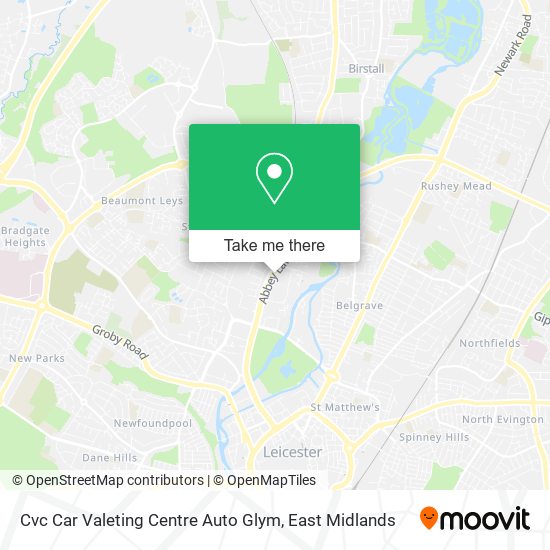 Cvc Car Valeting Centre Auto Glym map