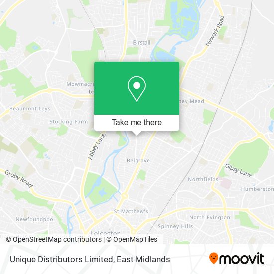 Unique Distributors Limited map