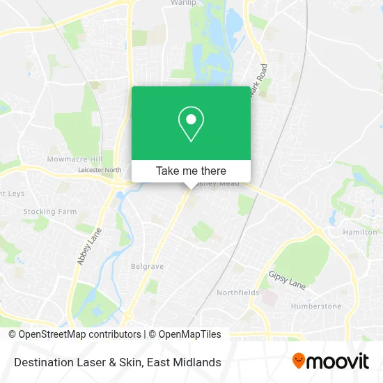 Destination Laser & Skin map