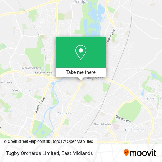Tugby Orchards Limited map