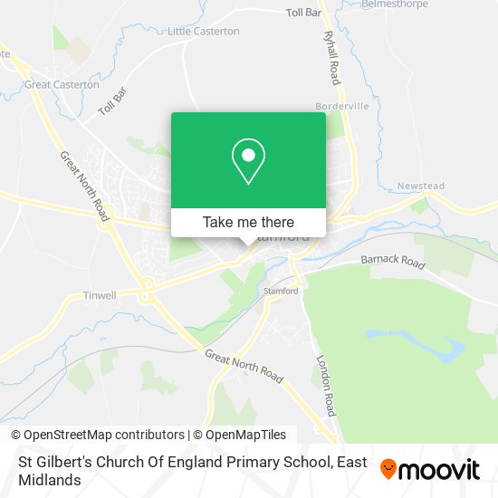 St Gilbert's Church Of England Primary School map