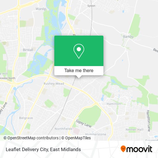 Leaflet Delivery City map