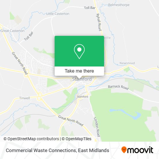 Commercial Waste Connections map