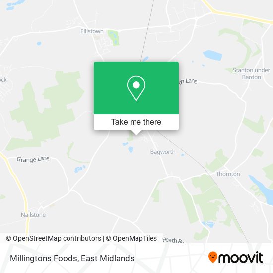 Millingtons Foods map