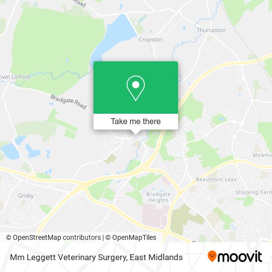 Mm Leggett Veterinary Surgery map