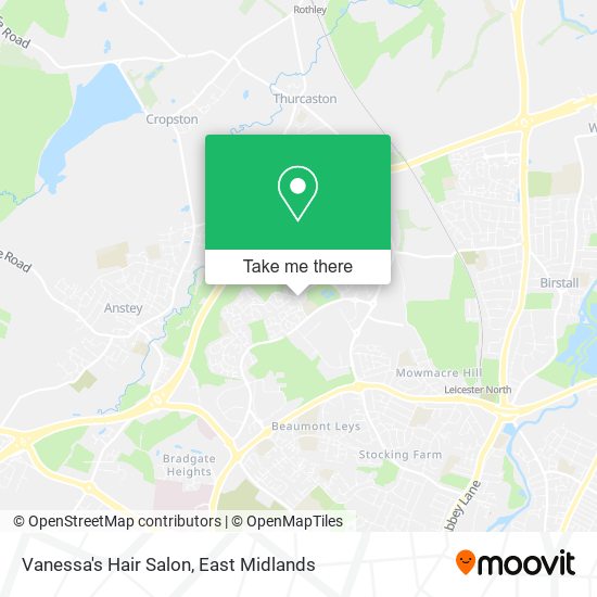 Vanessa's Hair Salon map