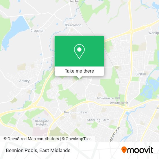 Bennion Pools map