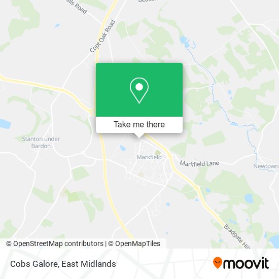 Cobs Galore map
