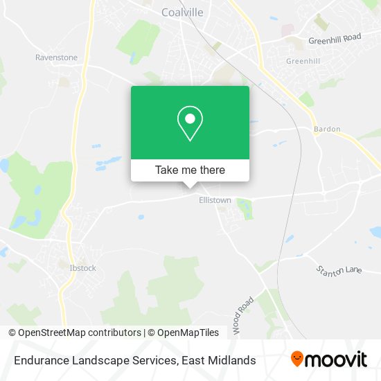 Endurance Landscape Services map