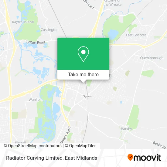 Radiator Curving Limited map