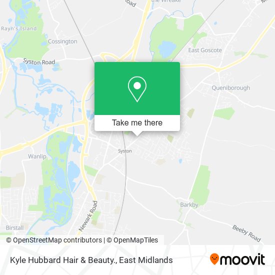 Kyle Hubbard Hair & Beauty. map