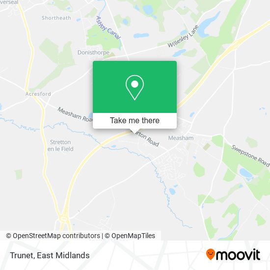 Trunet map