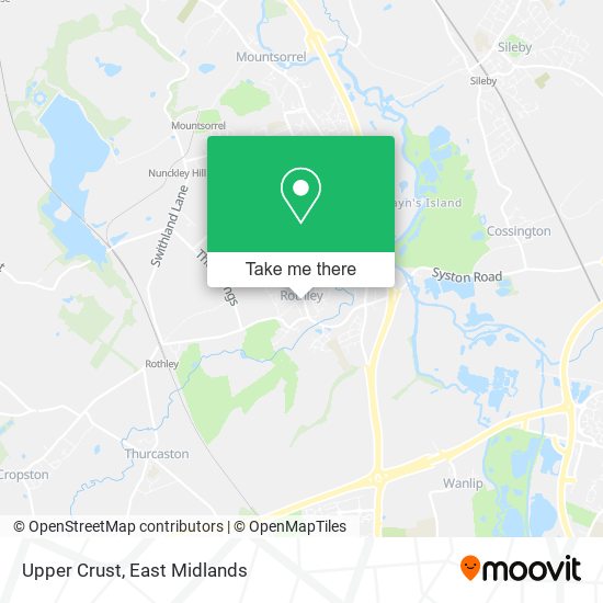 Upper Crust map