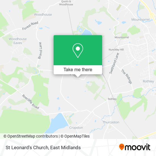 St Leonard's Church map