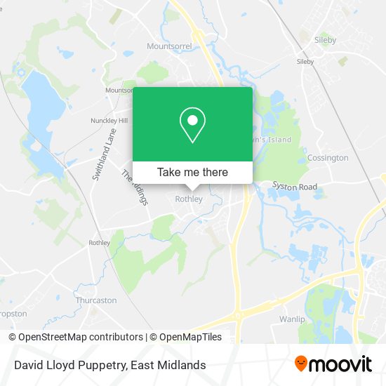 David Lloyd Puppetry map
