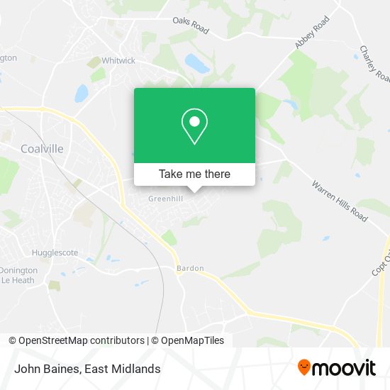 John Baines map