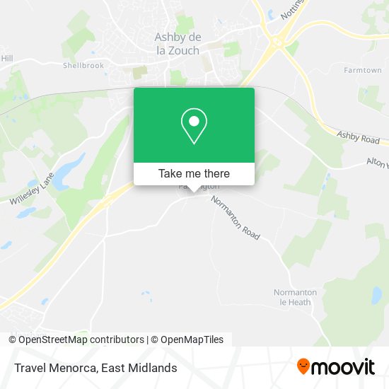 Travel Menorca map