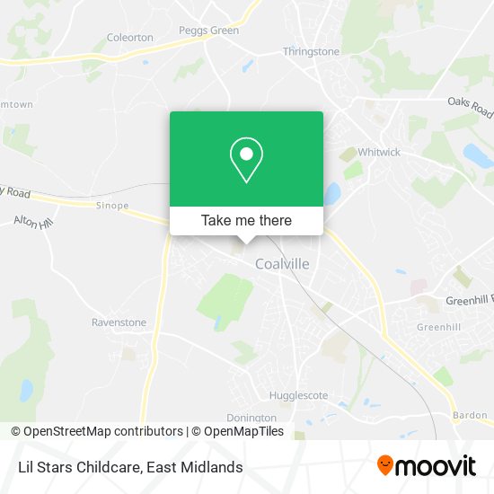 Lil Stars Childcare map