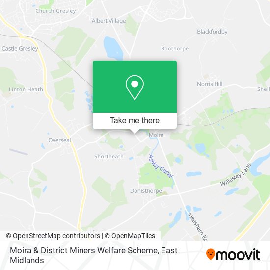 Moira & District Miners Welfare Scheme map