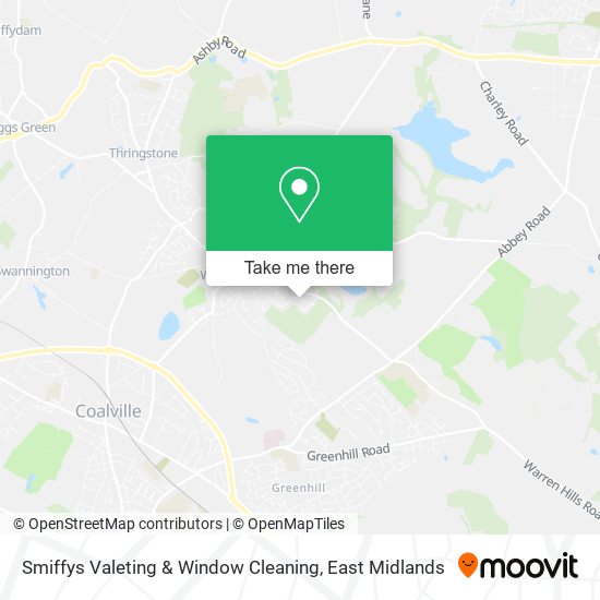 Smiffys Valeting & Window Cleaning map