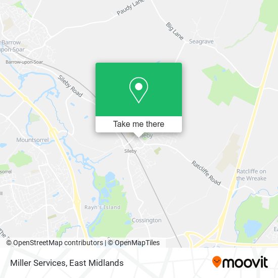 Miller Services map