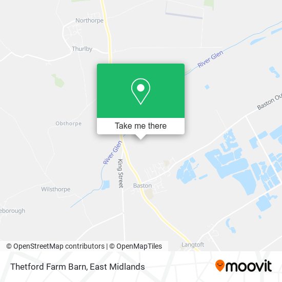 Thetford Farm Barn map