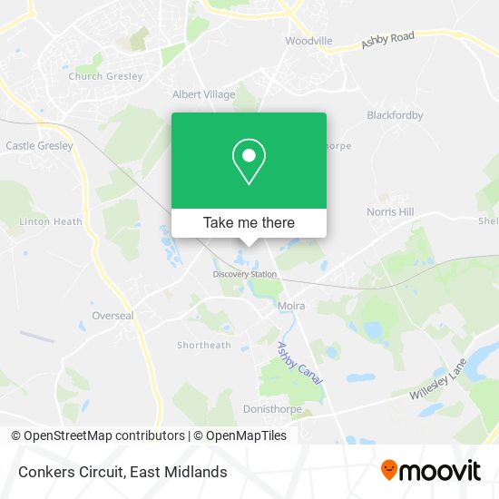 Conkers Circuit map