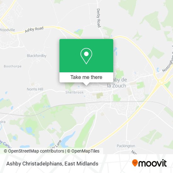 Ashby Christadelphians map