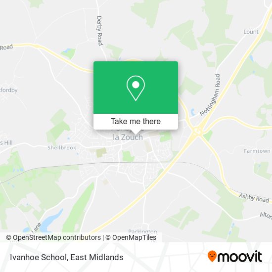 Ivanhoe School map