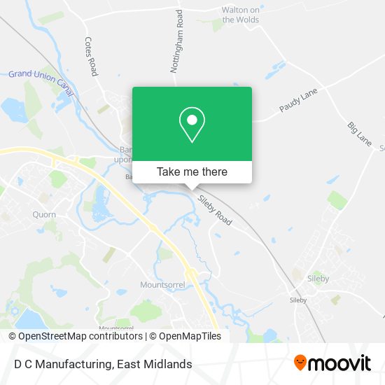 D C Manufacturing map