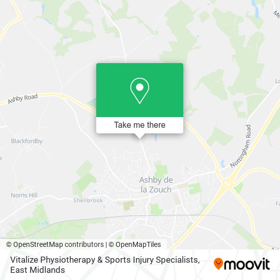 Vitalize Physiotherapy & Sports Injury Specialists map