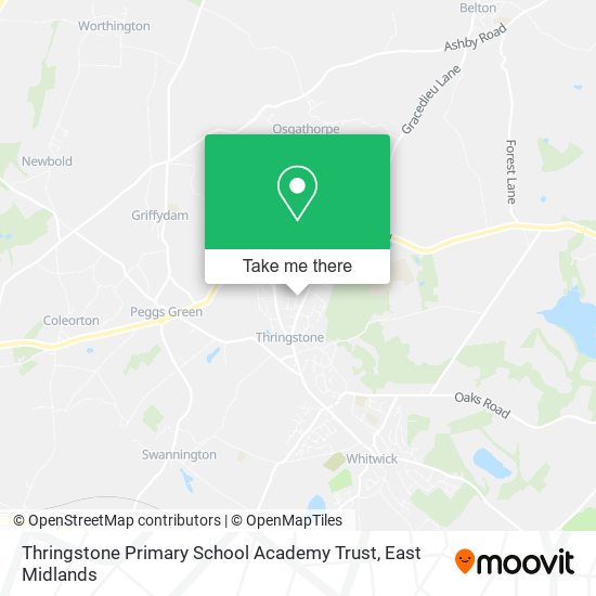 Thringstone Primary School Academy Trust map