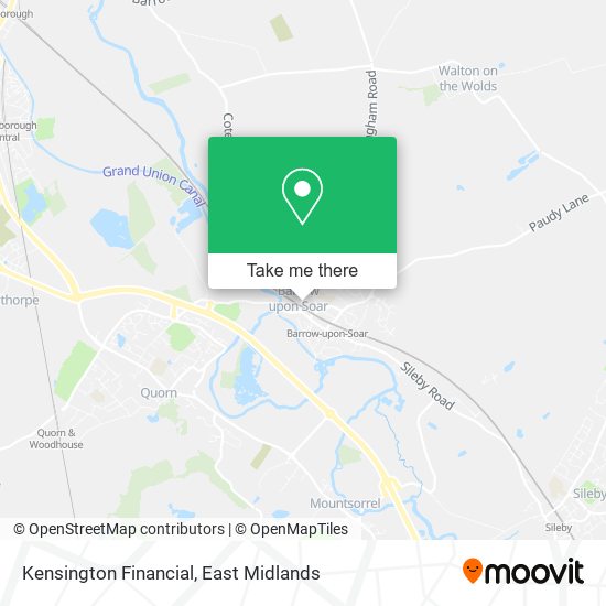 Kensington Financial map