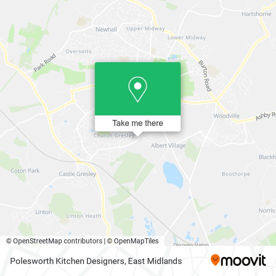 Polesworth Kitchen Designers map