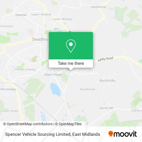 Spencer Vehicle Sourcing Limited map