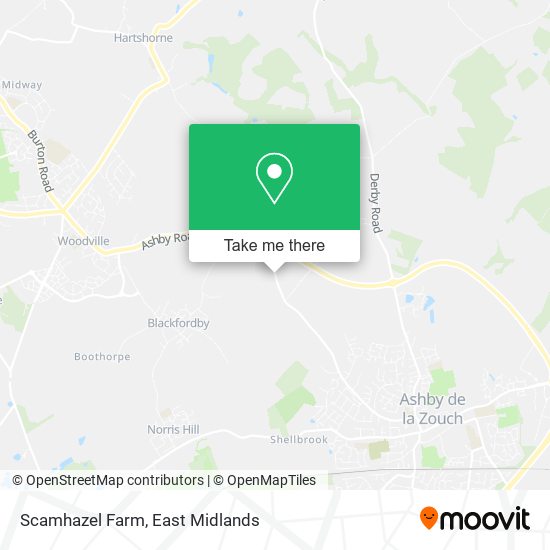 Scamhazel Farm map