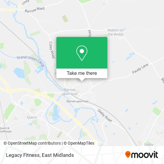 Legacy Fitness map