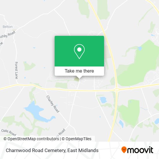 Charnwood Road Cemetery map