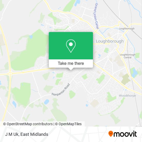 J M Uk map