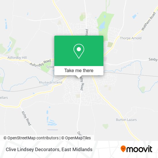 Clive Lindsey Decorators map