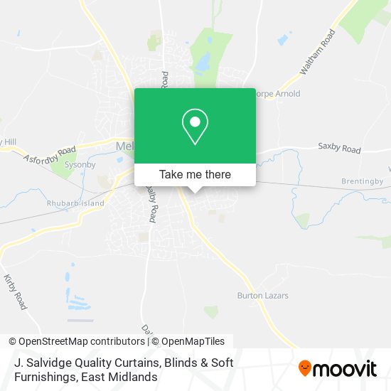 J. Salvidge Quality Curtains, Blinds & Soft Furnishings map