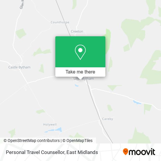 Personal Travel Counsellor map