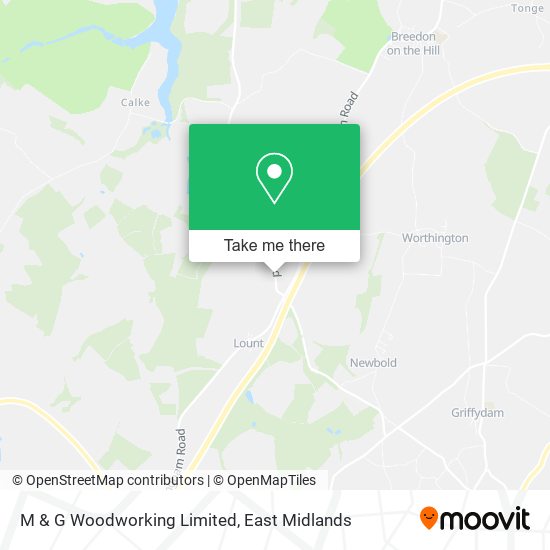 M & G Woodworking Limited map