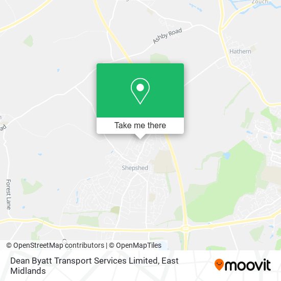 Dean Byatt Transport Services Limited map